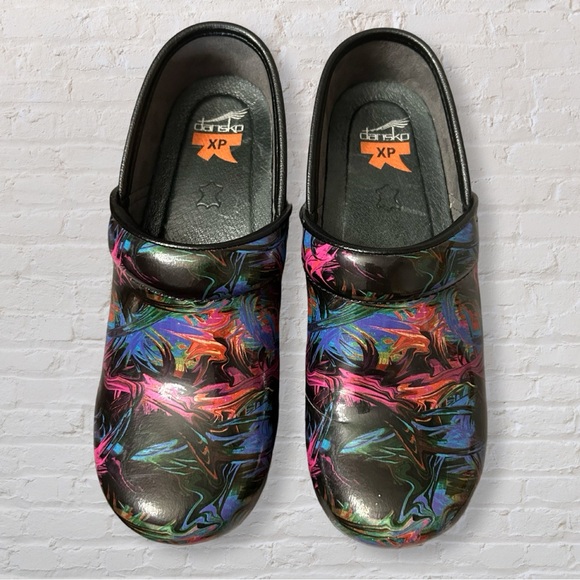 Dansko Multicolor Patterned Clogs - Picture 6 of 9